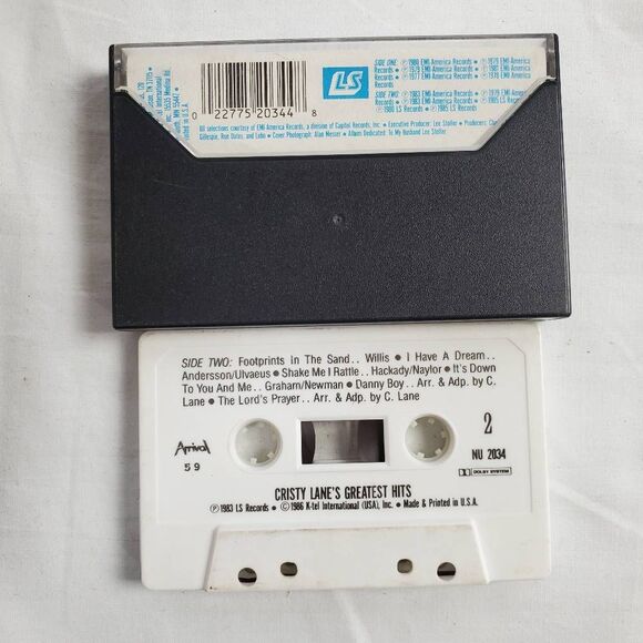 Cristy Lane Greatest Hits Cassette 1986 IGL - Picture 2 of 3